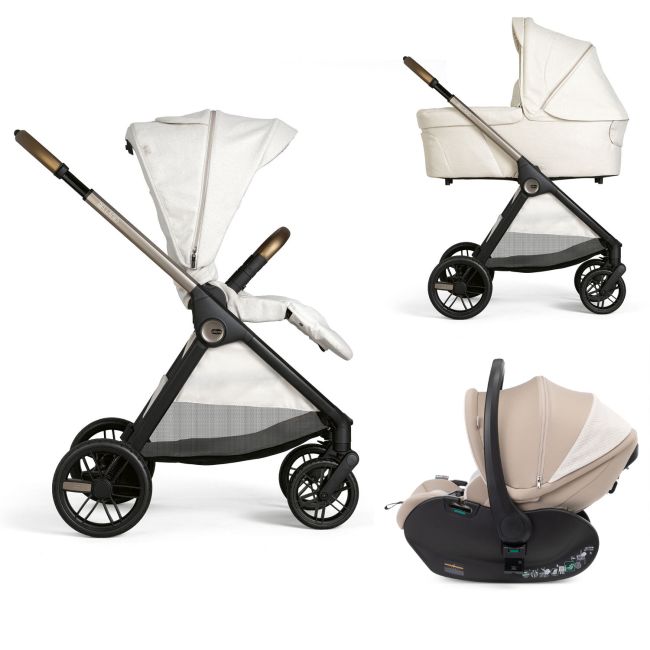 Carucior copii 3 in 1 Chicco Bellagio, Amber Glow (bej deschis), First Seat Recline, 0luni+ CHC8713650+8713750+8710050-8