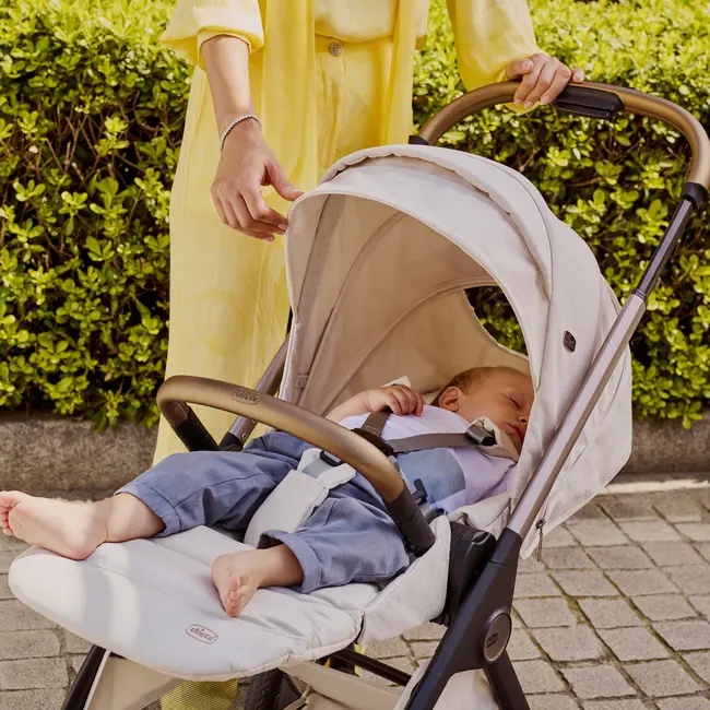 Carucior copii 3 in 1 Chicco Bellagio, Amber Glow (bej deschis), First Seat Recline, 0luni+ CHC8713650+8713750+8710050-8