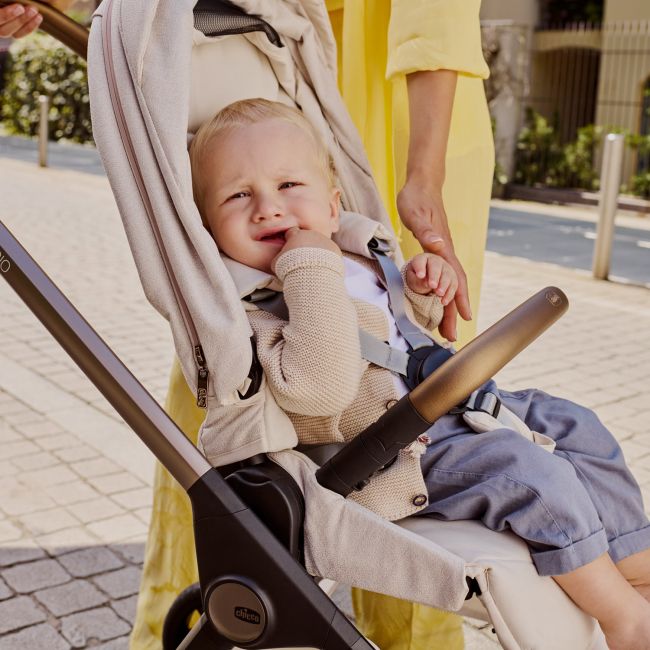 Carucior copii 3 in 1 Chicco Bellagio, Amber Glow (bej deschis), First Seat Recline, 0luni+ CHC8713650+8713750+8710050-8