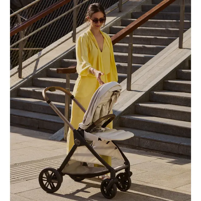 Carucior copii 3 in 1 Chicco Bellagio, Amber Glow (bej deschis), First Seat Recline, 0luni+ CHC8713650+8713750+8710050-8