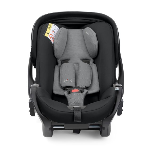 Carucior copii 3 in 1 Chicco Bellagio, Black Satin (negru), First Seat Recline, 0luni+ CHC8713645+8713745+8710045-8