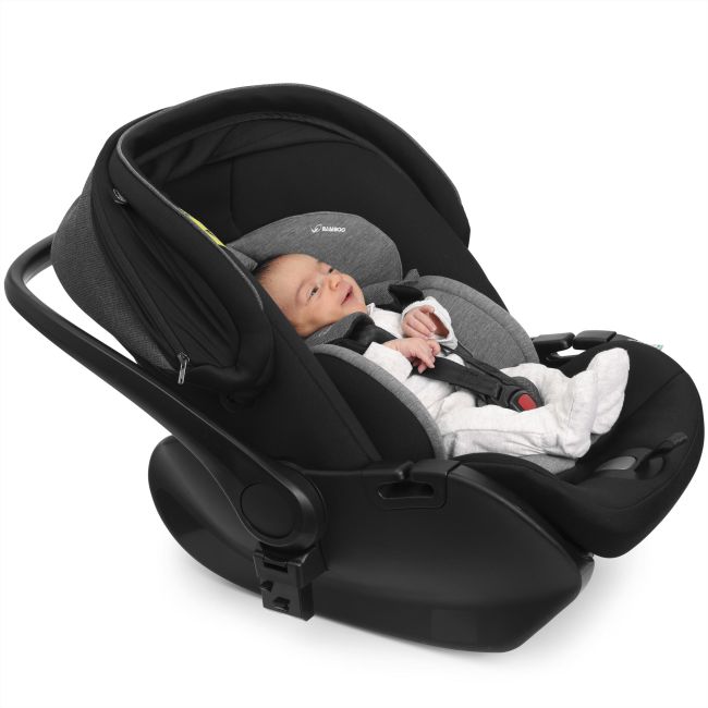 Carucior copii 3 in 1 Chicco Bellagio, Black Satin (negru), First Seat Recline, 0luni+ CHC8713645+8713745+8710045-8
