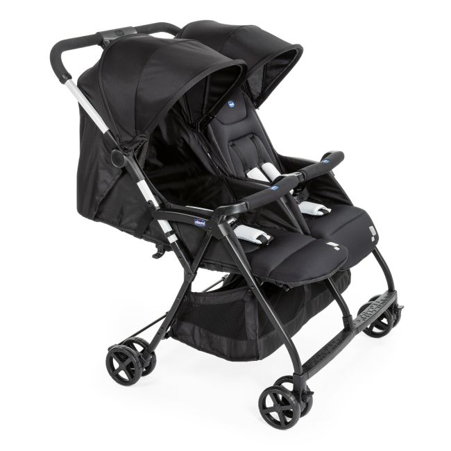 Carucior gemeni Chicco Ohlala, Black Night (Negru), 0luni+ CHC79279-8_BLACK NIGHT