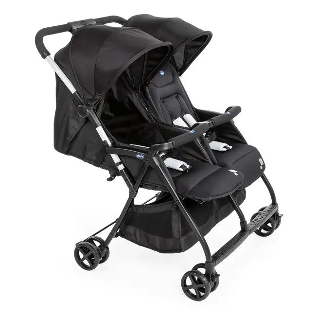 Carucior gemeni Chicco Ohlala, Black Night (Negru), 0luni+ CHC79279-8_BLACK NIGHT
