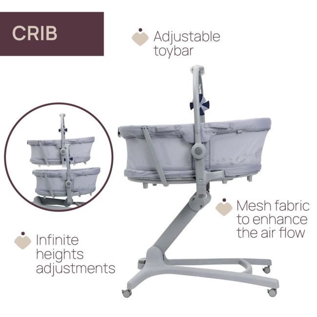 Cosulet multifunctional 5 in 1 Chicco Baby Hug Pro, EarlGrey (Gri), 0luni+ CHC87076-8_EARL GREY