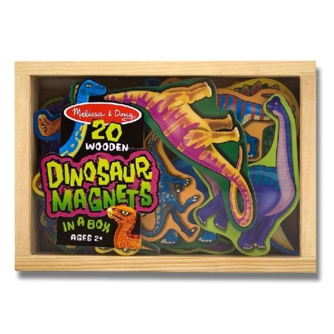 Dinozauri din lemn cu magneti melissa and doug md0476