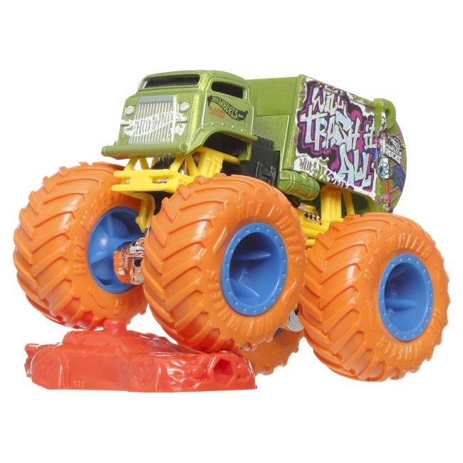 HOT WHEELS MONSTER TRUCK MASINUTA WILL TRASH IT ALL SCARA 1:64 VIVMTFYJ44_JCF04