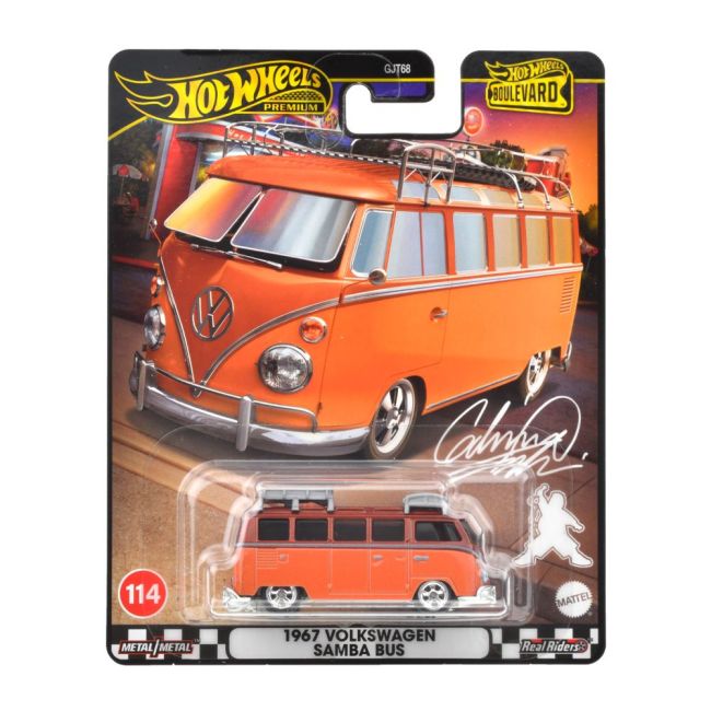 HOT WHEELS PREMIUM BOULEVARD MASINUTA METALICA VOLKSWAGEN SAMBA BUS SCARA 1:64 VIVMTGJT68_HRT62
