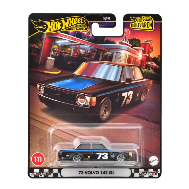 HOT WHEELS PREMIUM BOULEVARD MASINUTA METALICA VOLVO 142 GL SCARA 1:64 VIVMTGJT68_HRT79