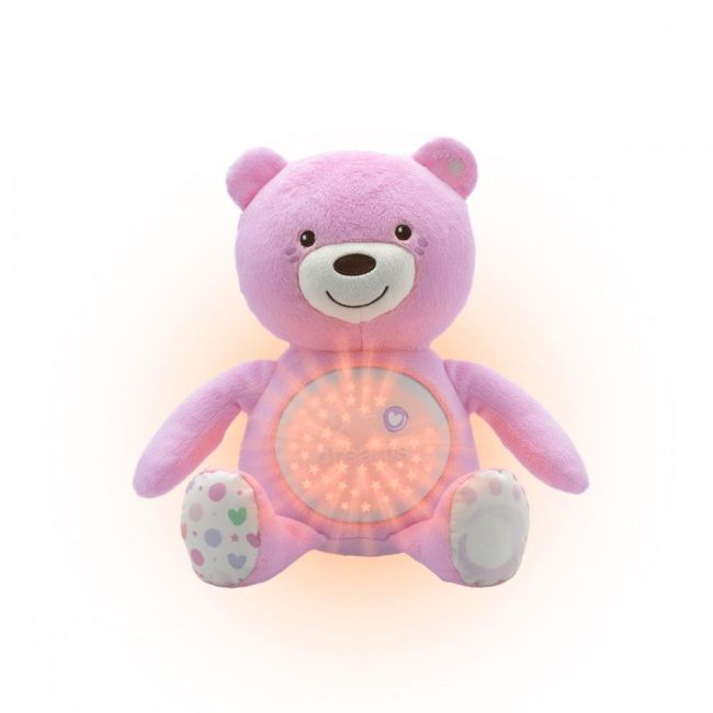 Jucarie cu proiectie Chicco Ursuletul bebelus, roz, 0luni+ CHC0801510-1