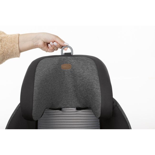 Scaun auto Chicco Bi-Seat i-Size Air fara baza Isofix, BlackMel, 61-150 cm, 4luni-12ani CHC8710416-8
