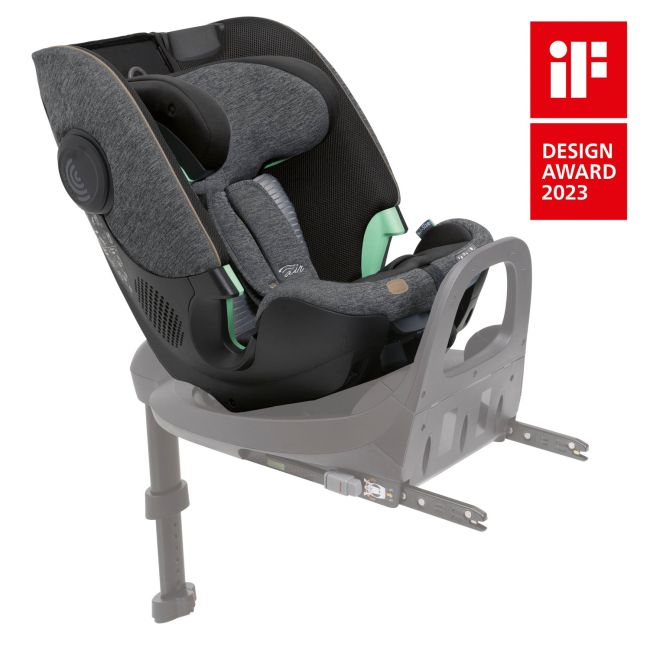 Scaun auto Chicco Bi-Seat i-Size Air fara baza Isofix, BlackMel, 61-150 cm, 4luni-12ani CHC8710416-8