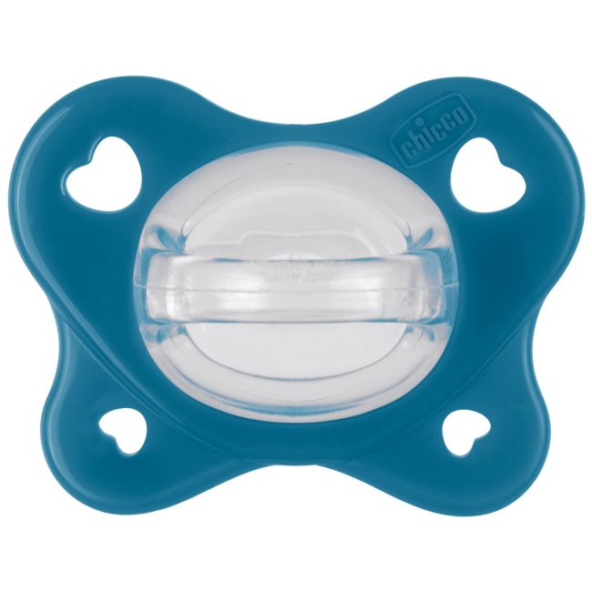 Suzeta anatomica Chicco PhysioForma DualSoft, 2buc, bleu, 16-36luni CHC7308661-7