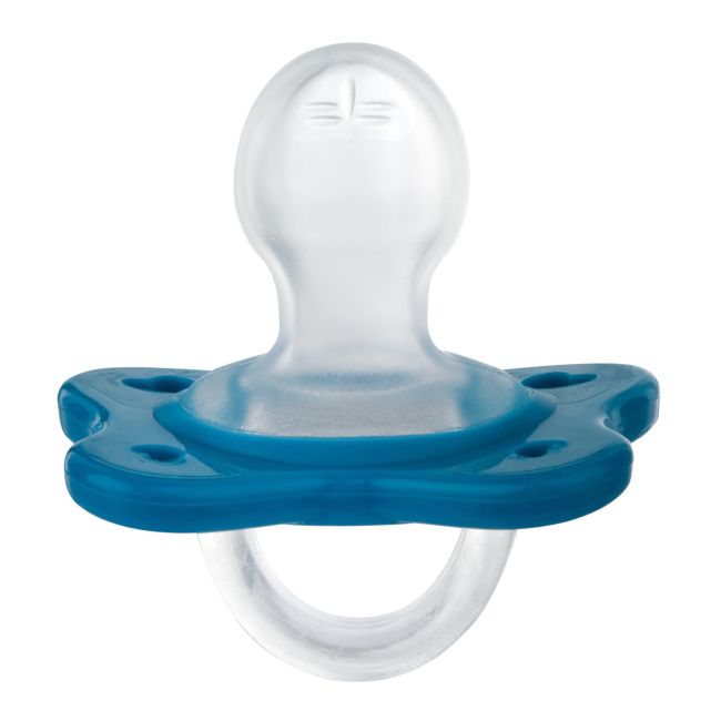 Suzeta anatomica Chicco PhysioForma DualSoft, 2buc, bleu, 16-36luni CHC7308661-7