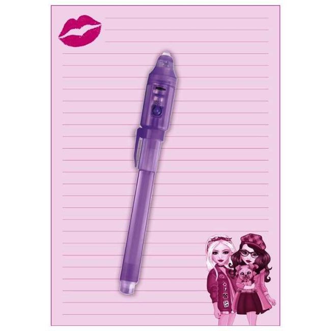 Agenda Besties Selfie 21x15 cm, 50 de file cu Stilou Magic Grafix GR140009 BBJGR140009_Initiala