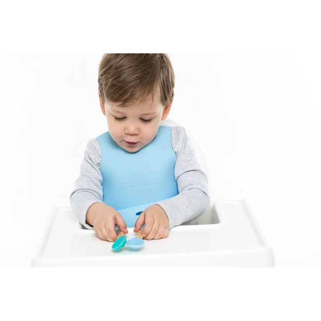 Baveta Flexi Bib Minikoioi, 100% Premium Silicone – Bubble Beige KRT101020009