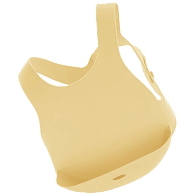 Baveta Flexi Bib Minikoioi, 100% Premium Silicone – Mellow Yellow KRT101020007