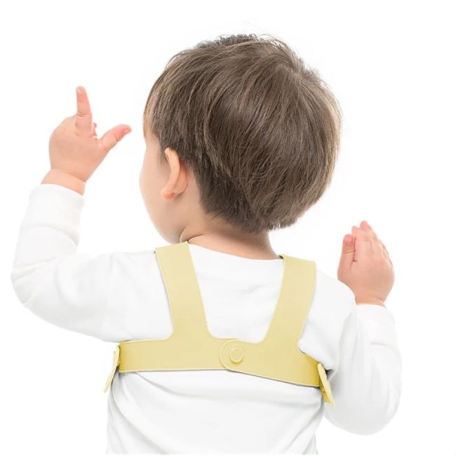 Baveta Flexi Bib Minikoioi, 100% Premium Silicone – Mellow Yellow KRT101020007