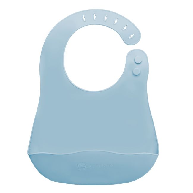 Baveta din silicon, AppeKids - Aqua Blue KRTAK275381