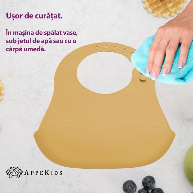 Baveta din silicon, AppeKids - Honey KRTAK275367