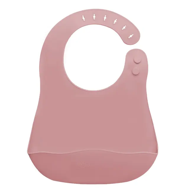 Baveta din silicon, AppeKids - Old Rose KRTAK275374