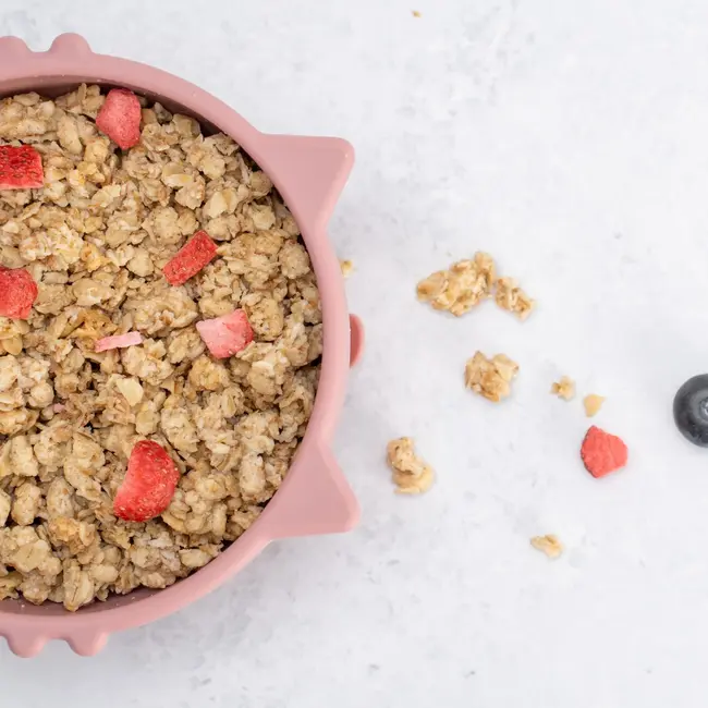 Bol din silicon, AppeKids, Kitty I - Old Rose KRTAK275220