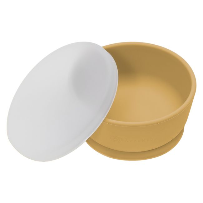 Bol din silicon cu ventuza si capac, AppeKids - Honey KRTAK275763