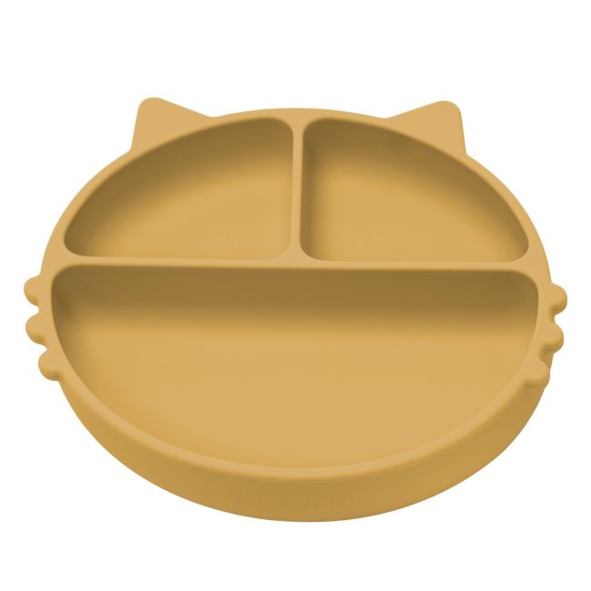 Farfurie compartimentata din silicon cu ventuza, AppeKids - Kitty - Honey KRTAK275312