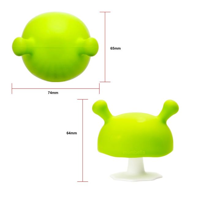 Inel Gingival Din Silicon, Mombella, Ciupercuta Verde KRTM00114
