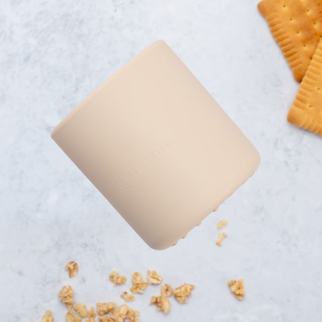 Pahar din silicon, AppeKids - Bubble Beige KRTAK275459