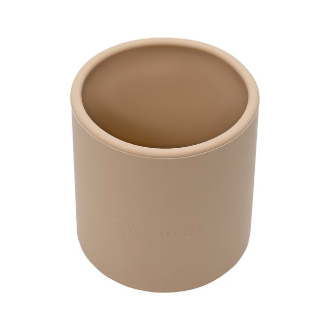 Pahar din silicon, AppeKids - Bubble Beige KRTAK275459