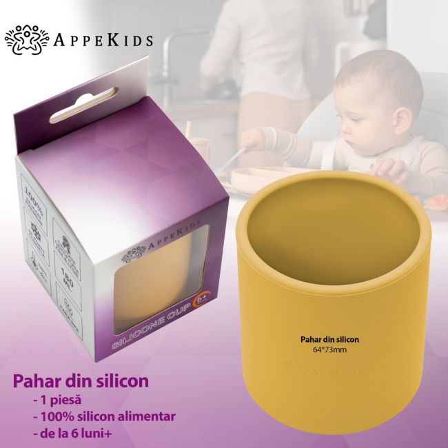 Pahar din silicon, AppeKids - Honey KRTAK275466