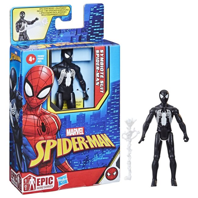 SPIDERMAN EPIC HERO FIGURINA COSTUM SYMBIOTE SPIDER MAN 10CM VIVF6900_F8369