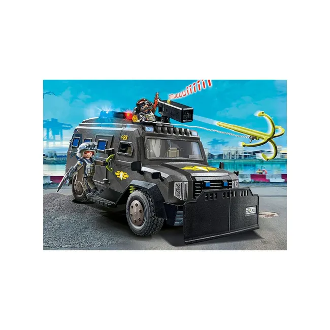 PLAYMOBIL - VEHICULUL DE TEREN AL ECHIPEI SWAT ARTPM71144