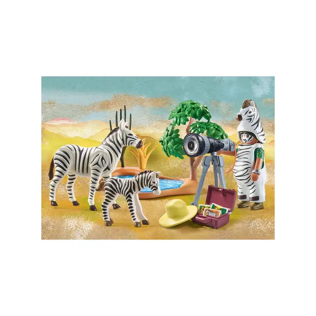 PLAYMOBIL - FOTOGRAF SI ZEBRE ARTPM71295