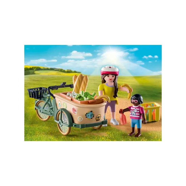 PLAYMOBIL - BICICLETA FERMIERILOR CU MARFA ARTPM71306