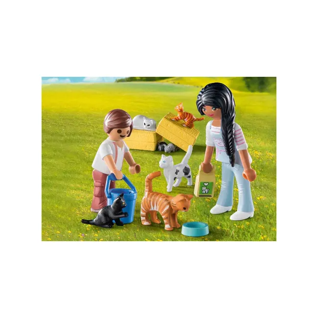 PLAYMOBIL - FAMILIE DE PISICI ARTPM71309
