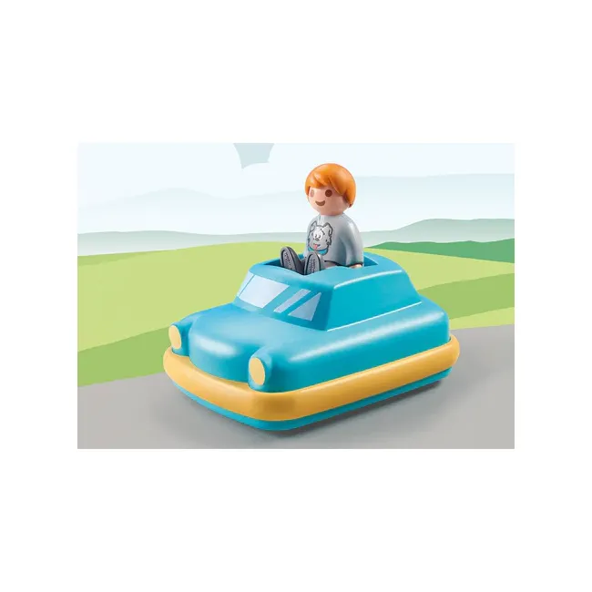PLAYMOBIL - 1.2.3 MASINUTA APASA SI MERGE ARTPM71323