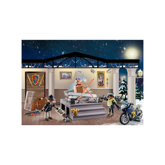 PLAYMOBIL - CALENDAR CRACIUN FURT LA MUZEUL POLITIEI ARTPM71347