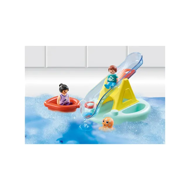 Playmobil - 1.2.3 Balansoar De Apa Si Barcuta ARTPM70635