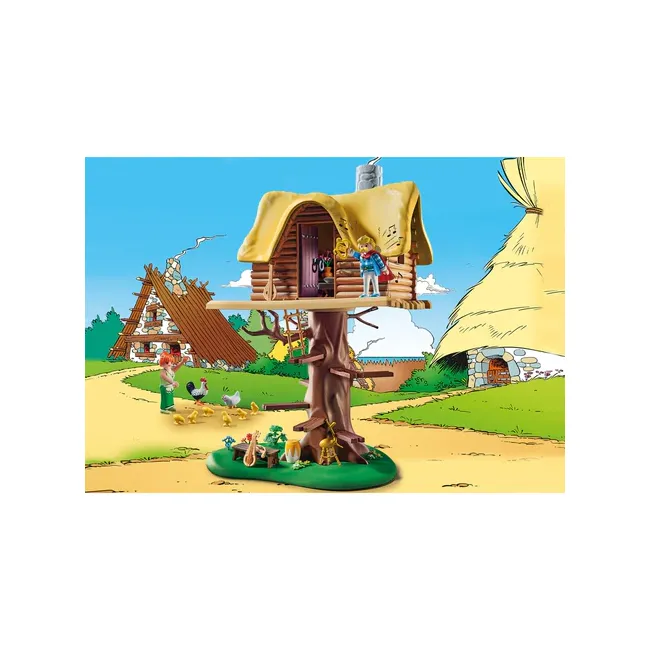 Playmobil - Asterix Si Obelix - Cacofonix Si Casa In Copac ARTPM71016