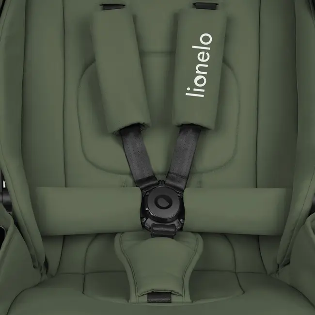 Carucior sport, Lionelo, Mika Plus, Cadru din aluminiu, Cu maner reversibil, Copertina XXL, Spatar reglabil in 3 pozitii, Cu accesorii, Pana la 22 kg, 6-48 luni; EN1888-1, EN1888-2 EN1466, Verde BYNLO-MIKA_PLUS_GREEN_OLIVE