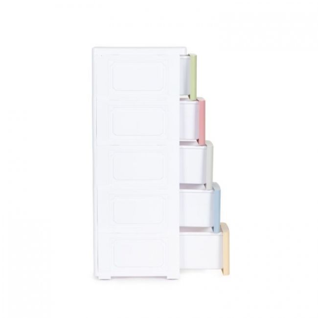 Raft cu 5 compartimente pentru depozitarea diverselor obiecte modernhome - multicolor edeedipjjcbs0019-05a