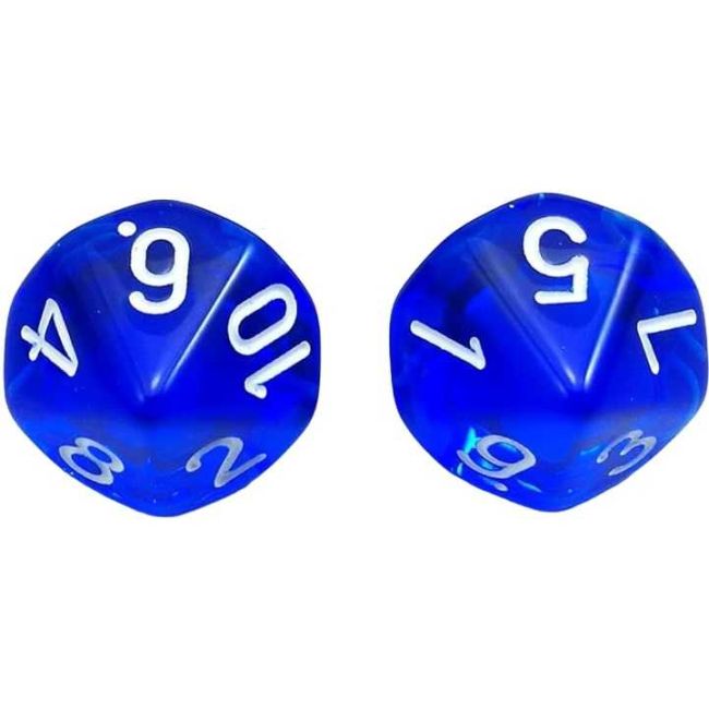 Set de 2 zaruri cu zece fete 1-10 1.65 cm Numlit NML18273 BBJNML18273_Initiala