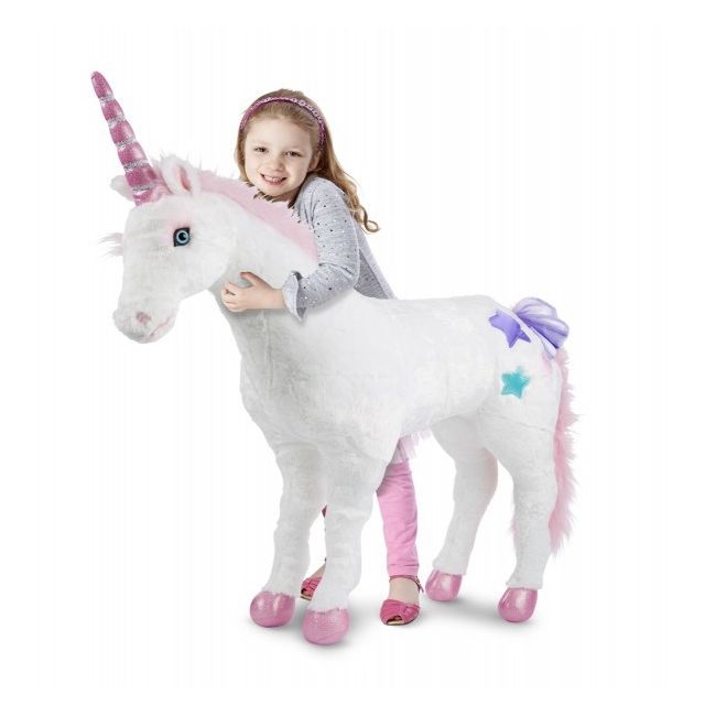 Unicorn gigant din plus melissa and doug md8801