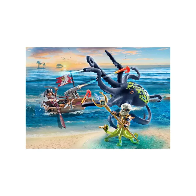 Playmobil - Batalia Cu Cefalopodul Urias ARTPM71419