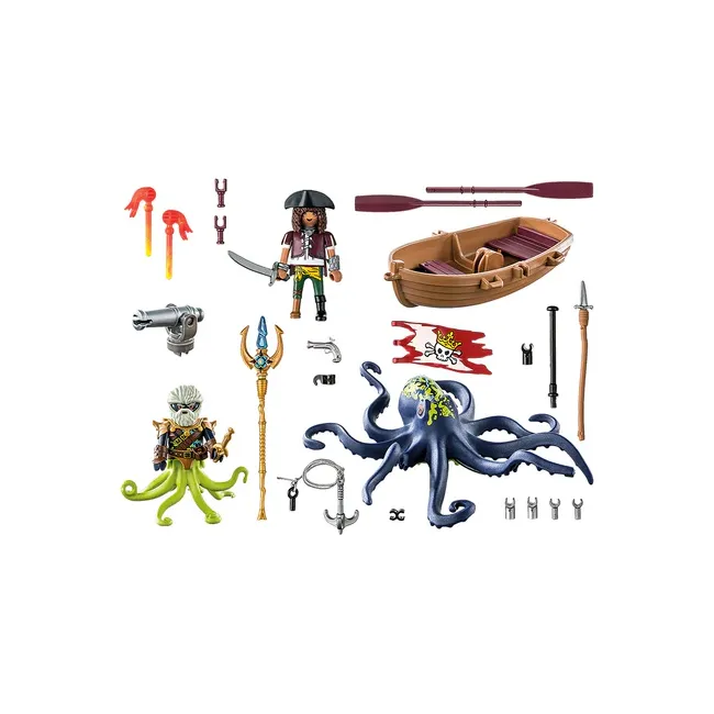 Playmobil - Batalia Cu Cefalopodul Urias ARTPM71419