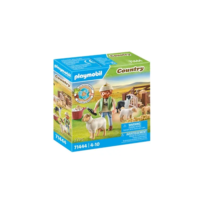 Playmobil - Tanarul Pastor Cu Turma De Oi ARTPM71444