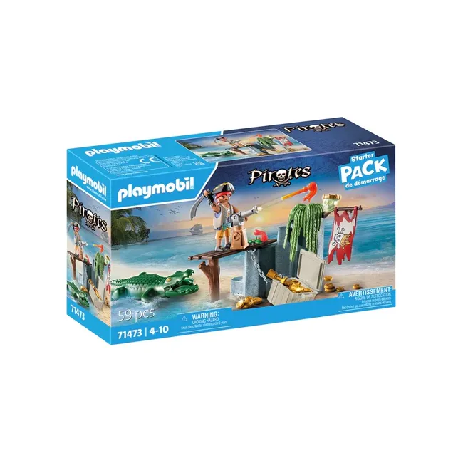 Playmobil-PIRAT CU ALIGATOR ARTPM71473