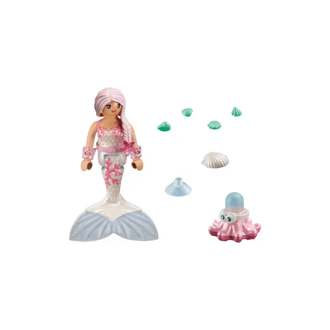 Playmobil-FIGURINA SIRENA CU CARACATITA ARTPM71477